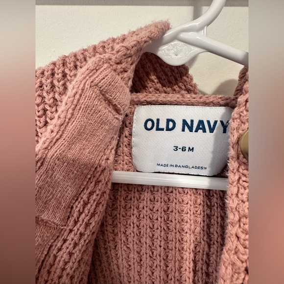 Knit Button Up Baby Sweater - Picture 2 of 3